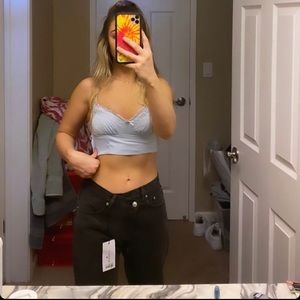 Princess Polly Asymmetric Black Jeans ❤️